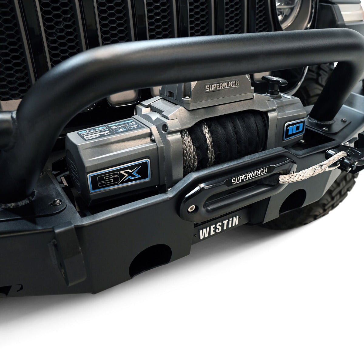Jeep Wrangler JL 2018-2026 & Gladiator JT 2020-2026, Westin XTS Front Bumper, Textured Black, view 13