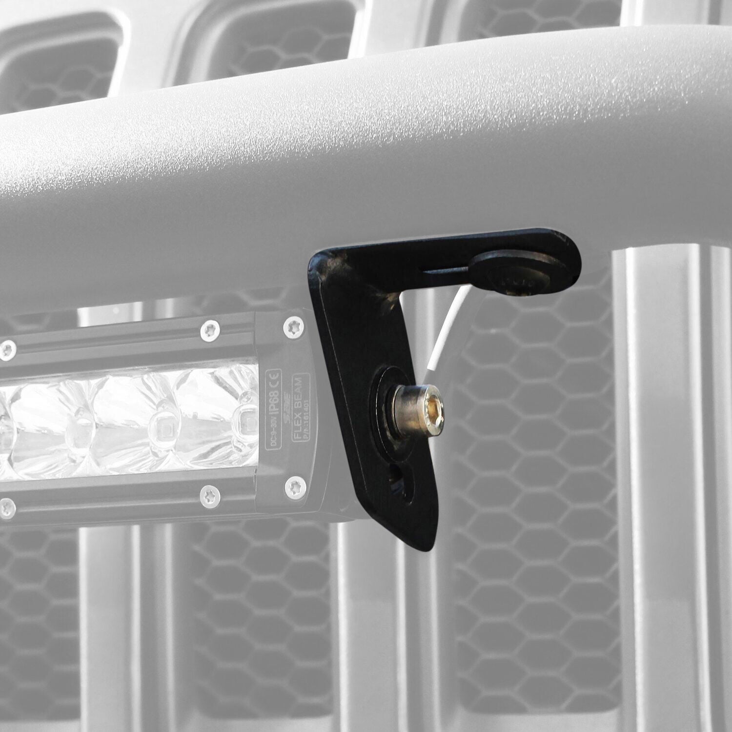 Jeep Wrangler JK/JL 2007-2026, Westin WJ2 Bull Bar LED Light Bar Brackets, 20in, Textured Black