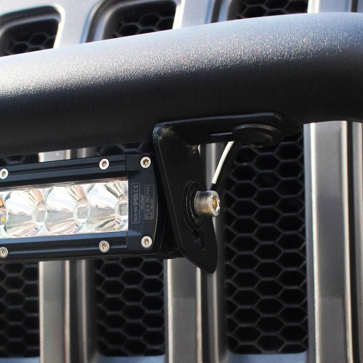 Jeep Wrangler JK/JL 2007-2026, Westin WJ2 Bull Bar LED Light Bar Brackets, 20in, Textured Black, view 2