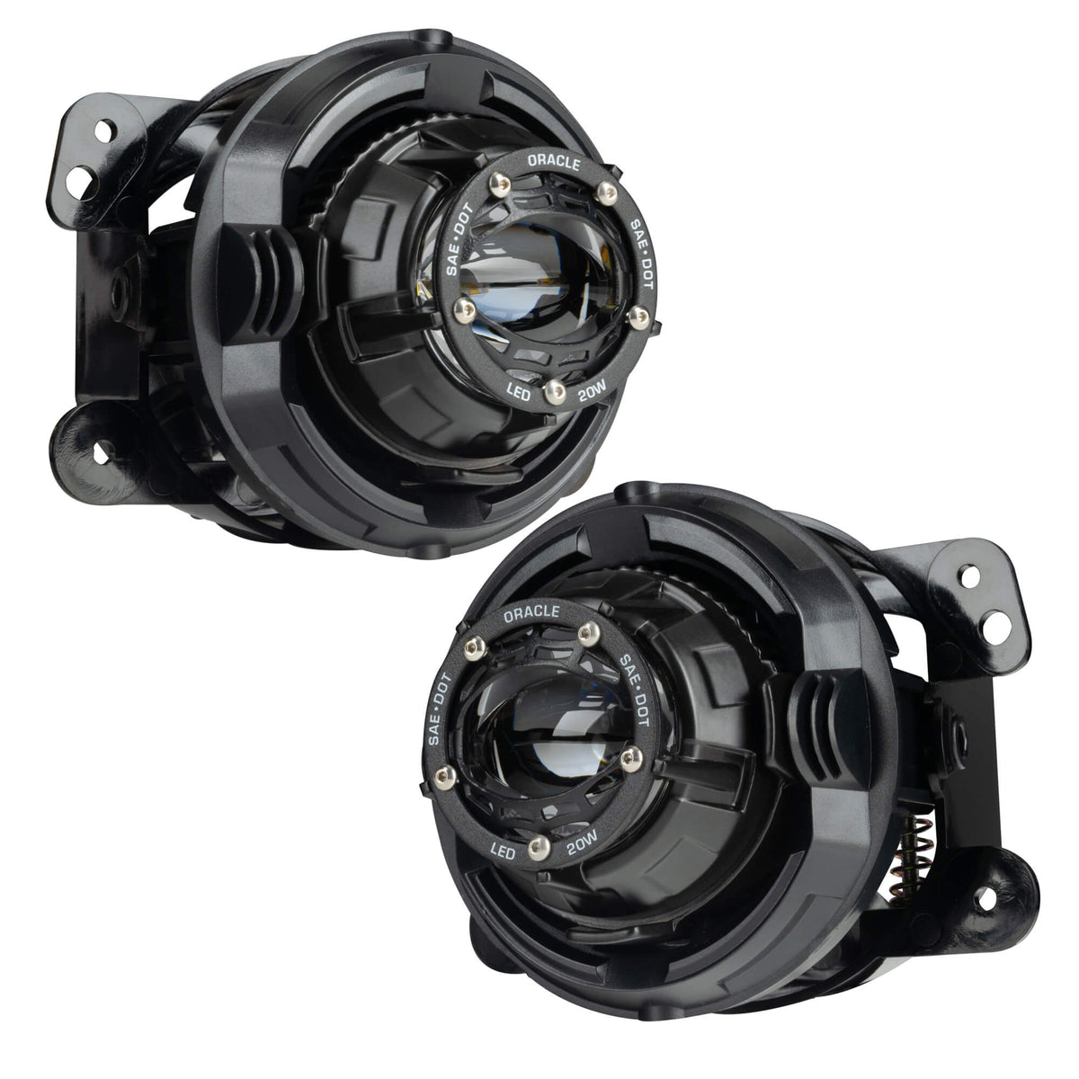 Jeep Wrangler JK 2007-2018, JL 2018-2025 & Gladiator JT 2020-2025, ORACLE Lighting Lensless LED Fog Lights, 20W