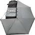 Overland Vehicle Systems Nomadic 270-Degree Awning, Dark Gray W/Black Transit Cover, Passenger Side