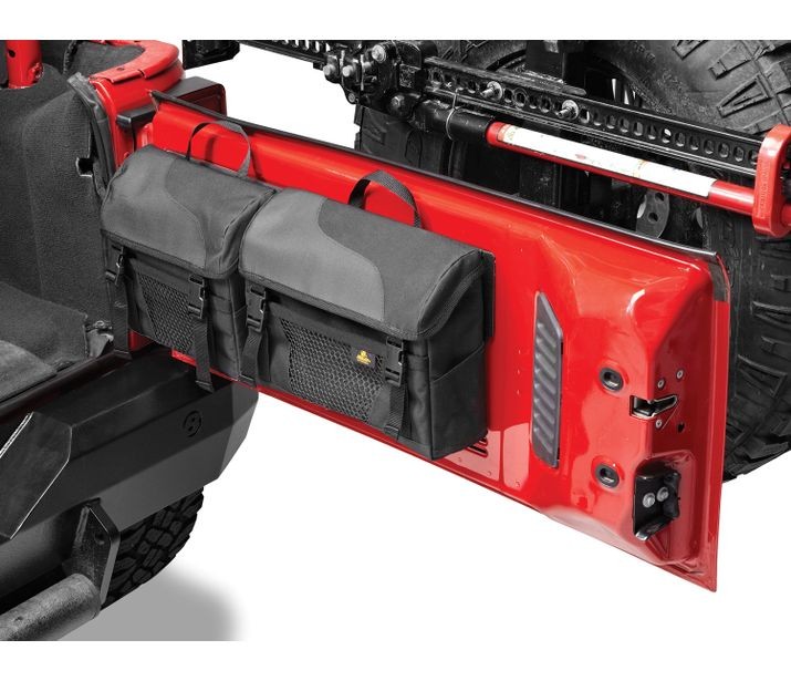 Jeep Wrangler JK/TJ/YJ Bestop Roughrider Tailgate Organizers - Black Diamond