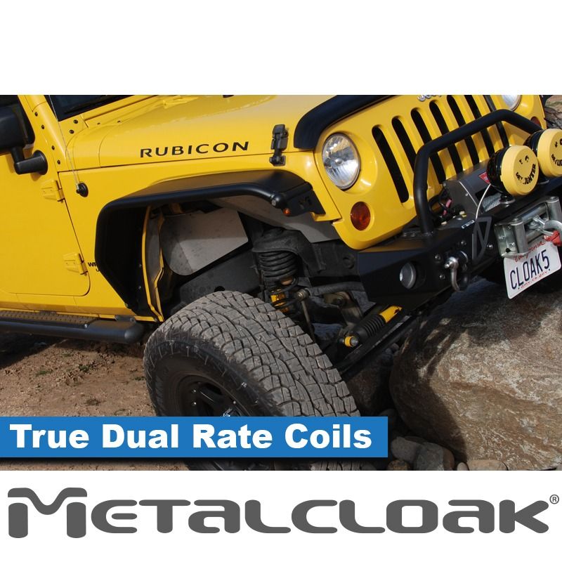 Jeep Wrangler JK 2007-2018, MetalCloak True Dual Rate Coils, Front, 4-Door 4.5in, 2-Door 5.5in Lift, view 4