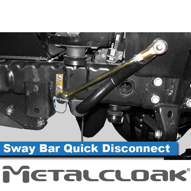 Jeep Wrangler JK 2007-2018, MetalCloak Front Sway Bar Quick Disconnects, 12.25in, Pair, view 3