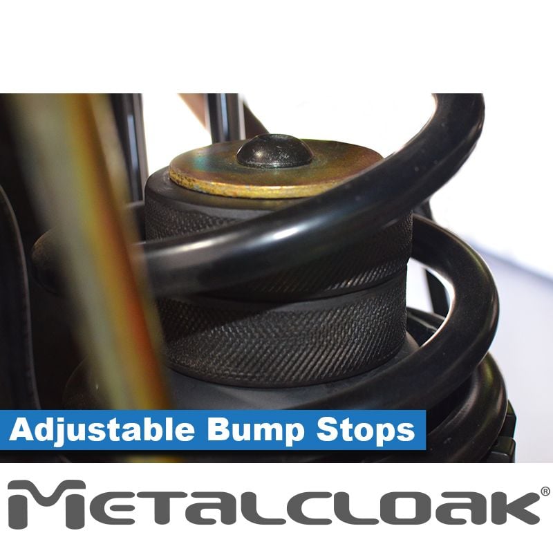 Jeep Wrangler TJ/LJ/JK/JL & Gladiator JT 1997-2026, MetalCloak Adjustable Bump Stop System, 1-4in, view 4
