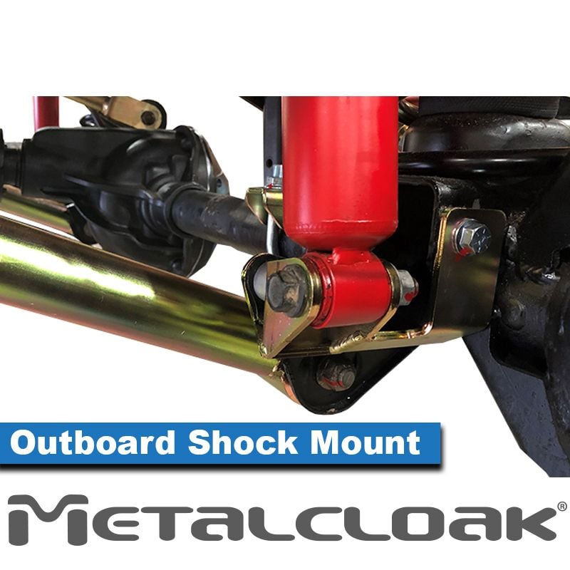 Jeep Wrangler JK 2007-2018, MetalCloak Outboard Shock Mount Spacer Relocation Kit, Lower Front, view 5