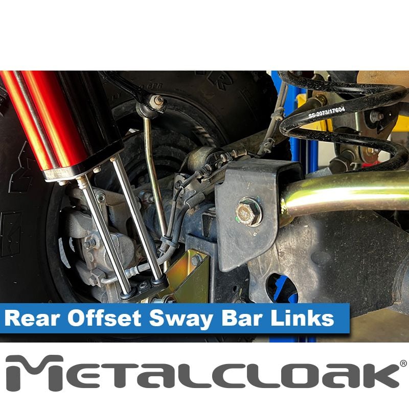 Jeep Wrangler JL 2018-2026, MetalCloak Rear Offset Sway Bar Link Extension Kit, 12in, view 3