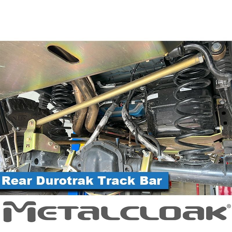 Jeep Wrangler JL 2018-2026, MetalCloak Durotrak Rear Track Bar, Adjustable, Solid Chromoly, view 3