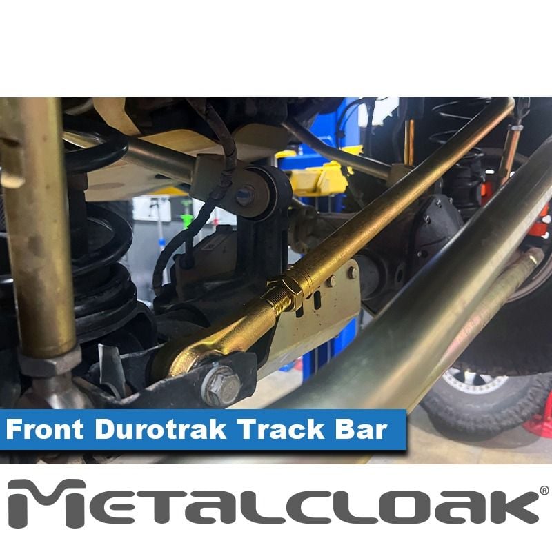 Jeep Wrangler JL 2018-2026 & Gladiator JT 2020-2026, MetalCloak Durotrak Adjustable Track Bar, Front, Solid Chromoly, view 5