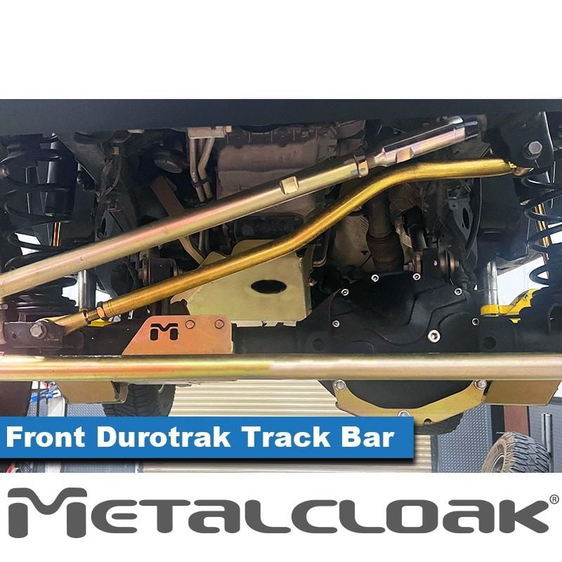Jeep Wrangler JL 2018-2026 & Gladiator JT 2020-2026, MetalCloak Durotrak Adjustable Track Bar, Front, Solid Chromoly, view 4