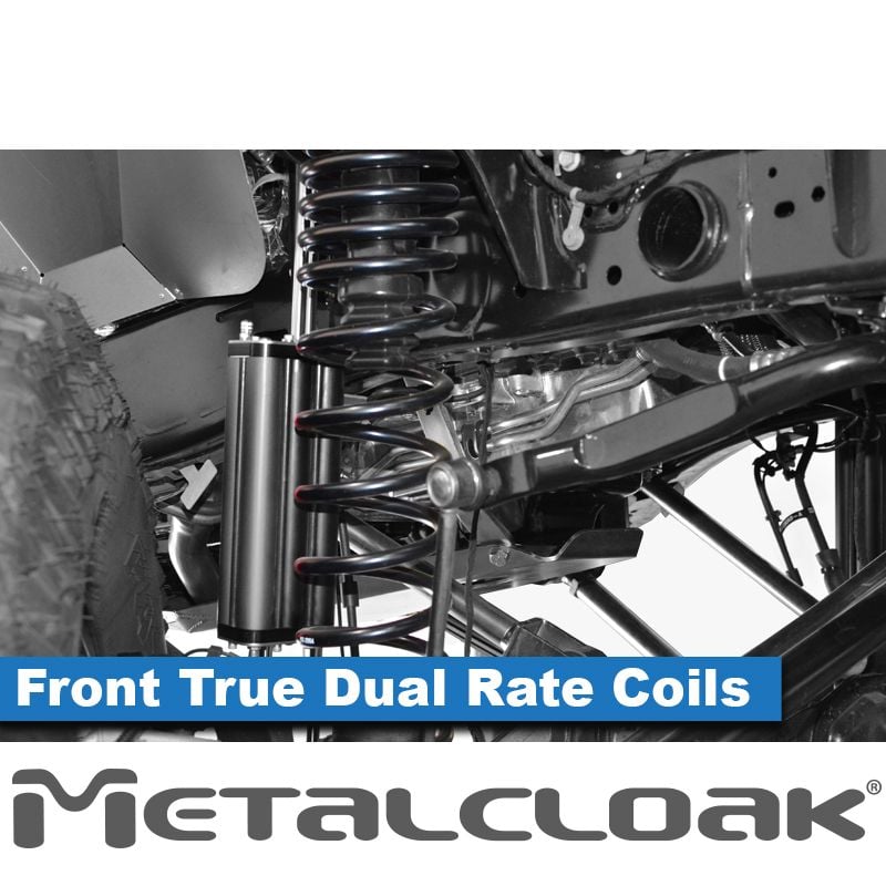 Jeep Wrangler JL 2-Door 2018-2026, MetalCloak True Dual Rate Coils, Front, 2.5in Lift, view 6