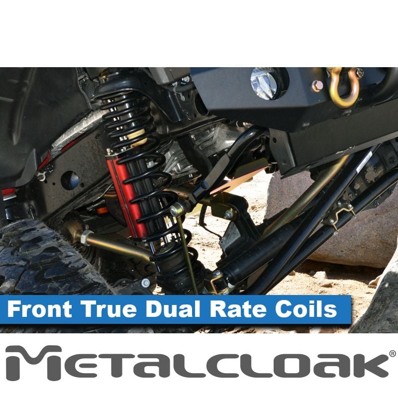 Jeep Wrangler JL 2-Door 2018-2026, MetalCloak True Dual Rate Coils, Front, 2.5in Lift, view 7