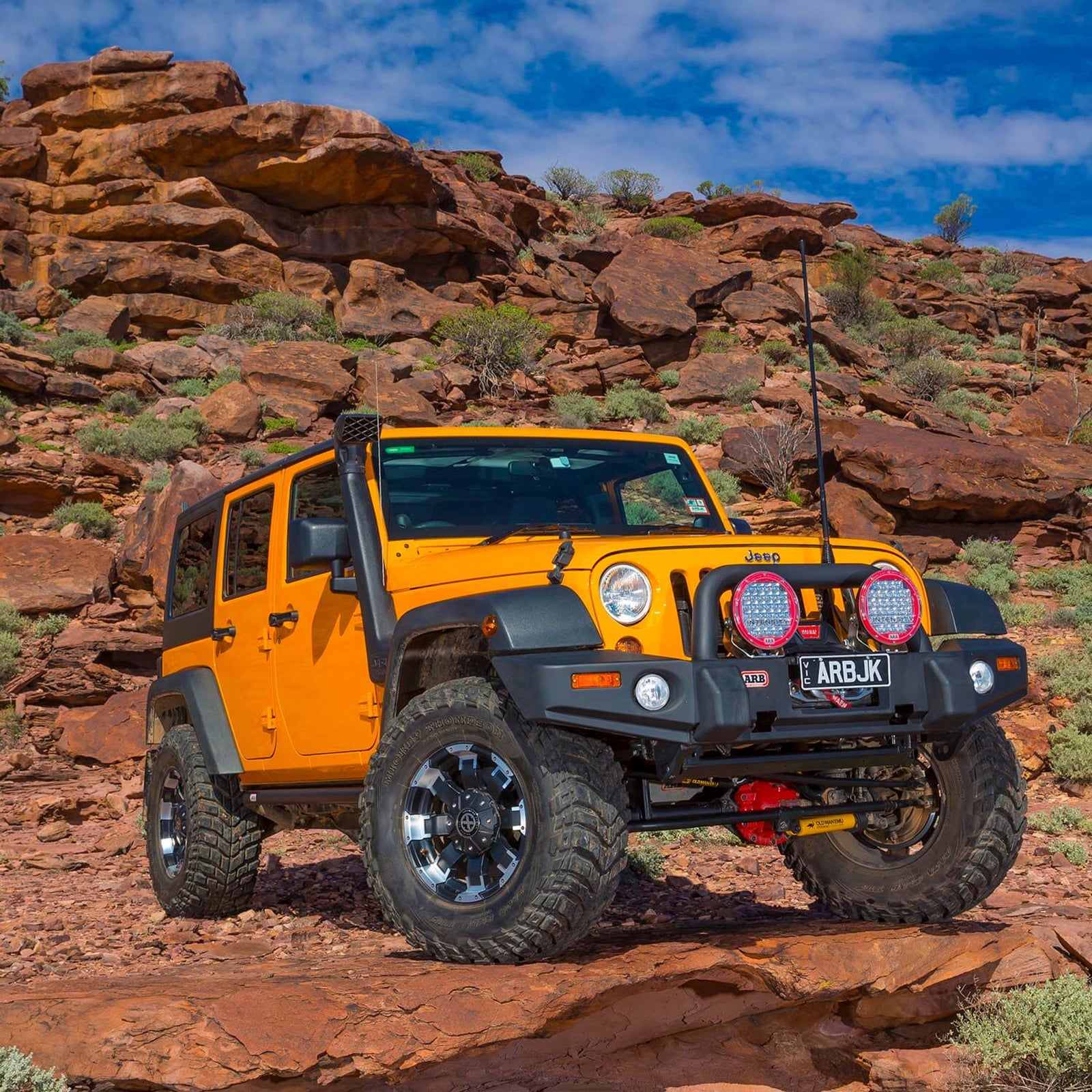 2007-11 Jeep Wrangler JK 3.8L ARB Safari Snorkel System