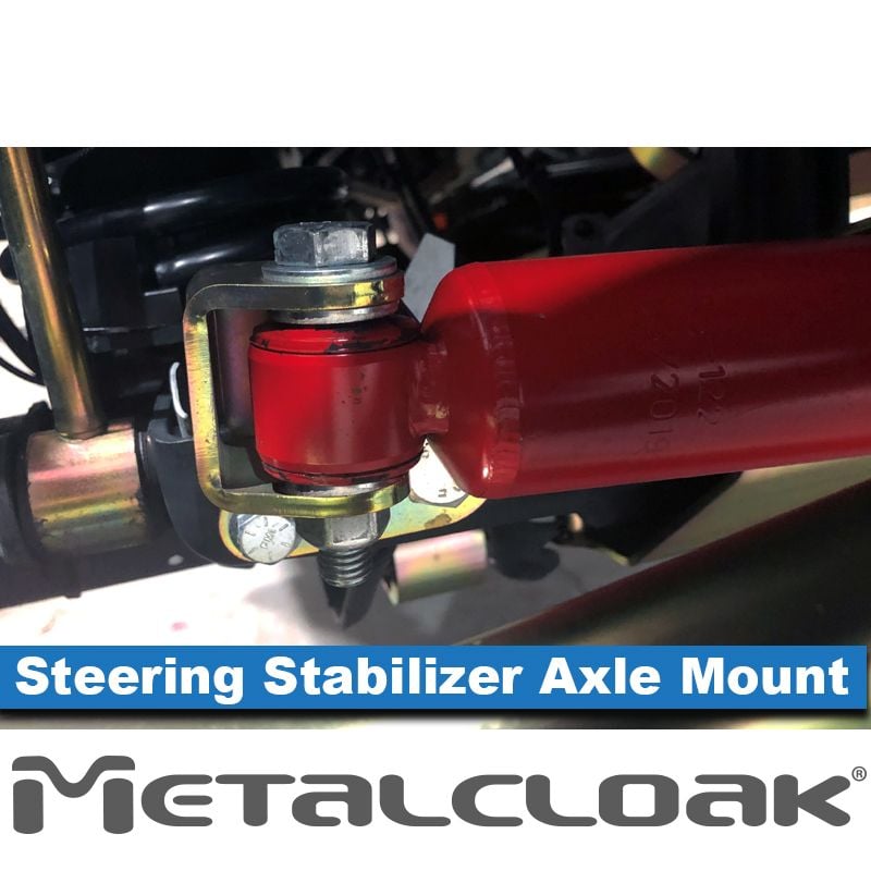 Jeep Wrangler JL 2018-2026 & Gladiator JT 2020-2026, MetalCloak Steering Stabilizer Axle Side Mount, view 5