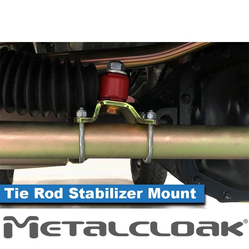 Jeep Wrangler JK 2007-2018 & JL 2018-2026 & Gladiator JT 2020-2026, MetalCloak Steering Stabilizer Tie Rod Mount, 1.625in, view 5