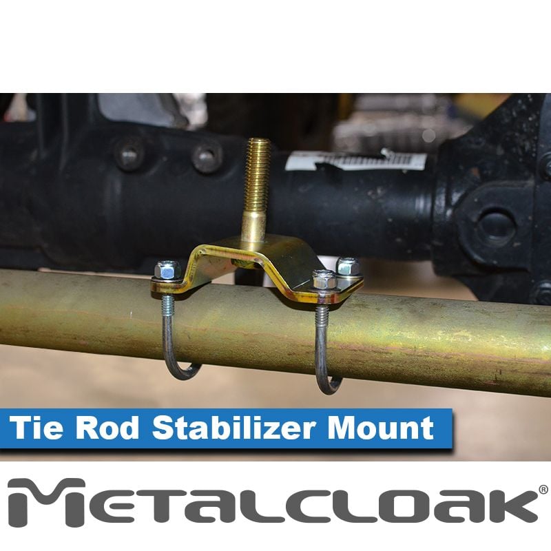 Jeep Wrangler JK 2007-2018 & JL 2018-2026 & Gladiator JT 2020-2026, MetalCloak Steering Stabilizer Tie Rod Mount, 1.625in, view 3