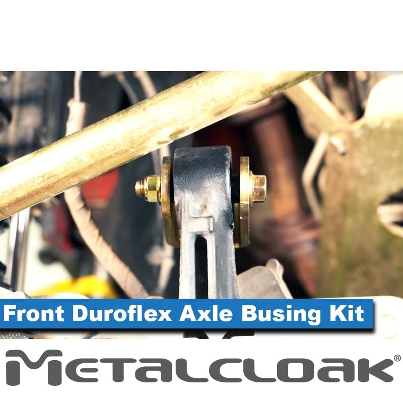 Jeep Wrangler JL 2018-2026 & Gladiator JT 2020-2026, MetalCloak Duroflex Axle Bushing Kit, Front, view 3