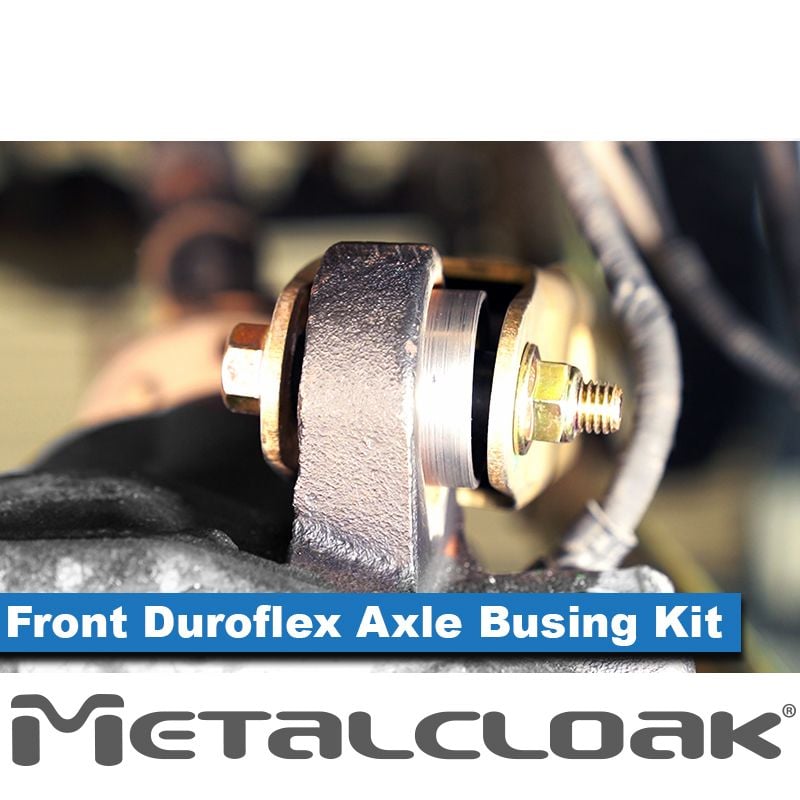 Jeep Wrangler JL 2018-2026 & Gladiator JT 2020-2026, MetalCloak Duroflex Axle Bushing Kit, Front, view 4
