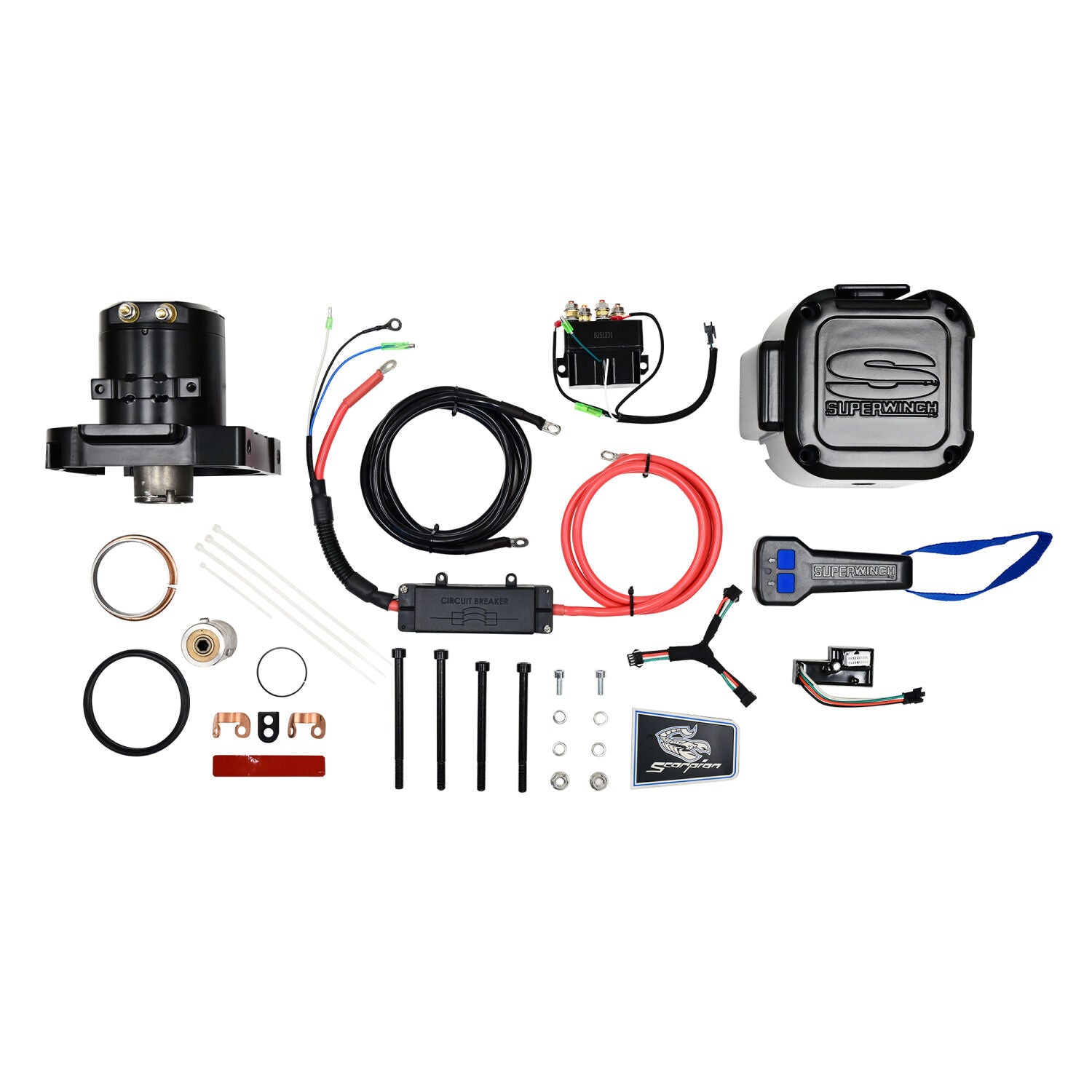 Superwinch Replacement Motor End Assembly for Scorpion 10K SR Winch, view 3