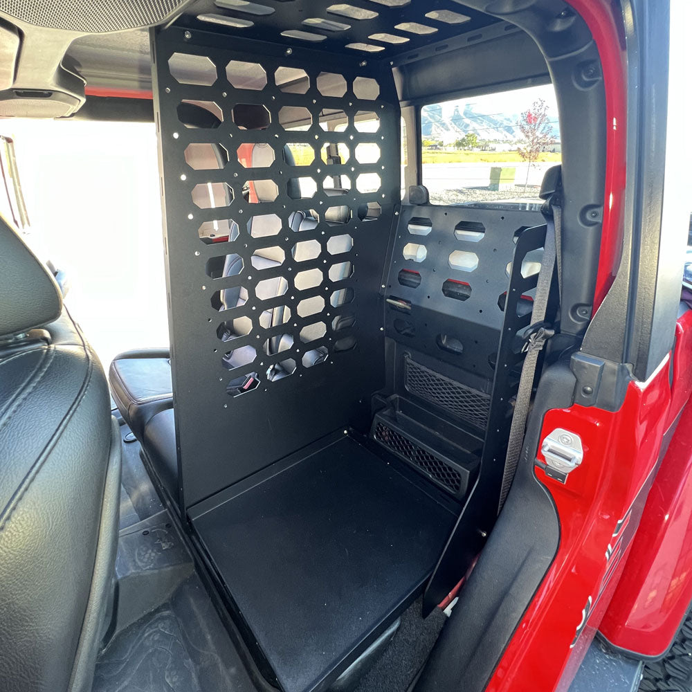 Jeep Rear Rack Jeep Gladiator JT Rock Slide Engineering Rear Seat Cargo Rack – TrailRecon