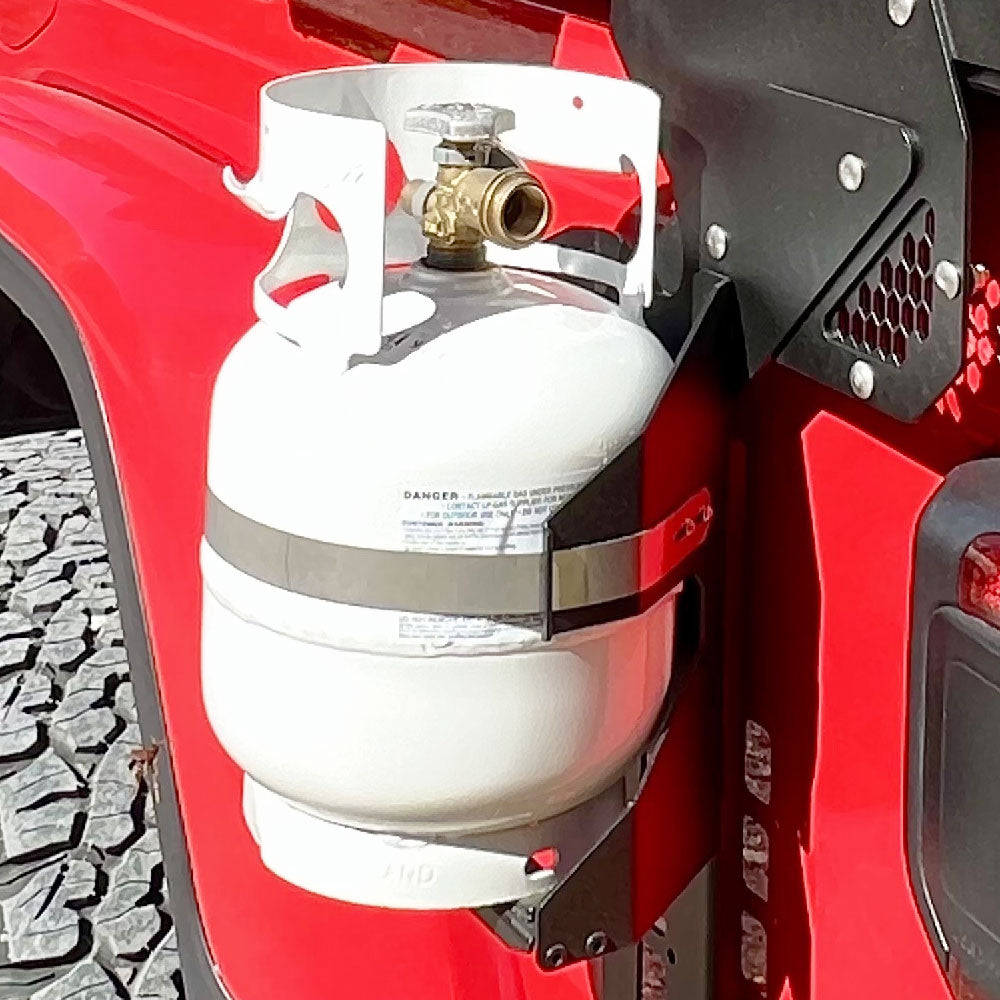 Rock Slide Engineering Propane Tank Holder