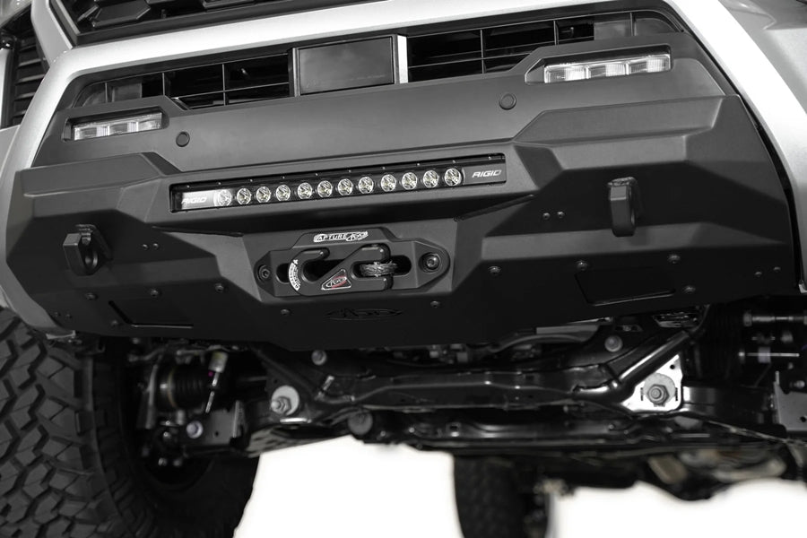 2024+ Toyota Tacoma Addictive Desert Designs Stealth Center Mount Winch Front Bumper