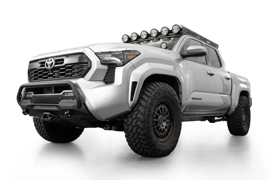 2024+ Toyota Tacoma Addictive Desert Designs Stealth Center Mount Winch Front Bumper w/ Top Hoop
