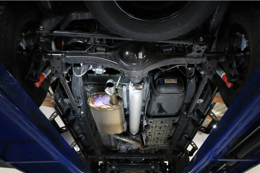 2024-25 Toyota Tacoma aFe Power Rock Basher 2.5in Axle-Back Exhaust System