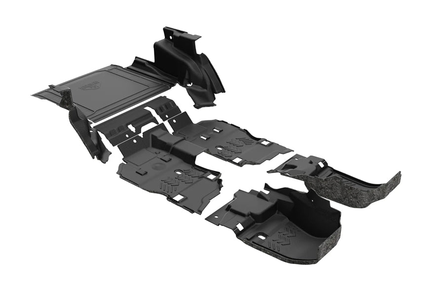 Jeep Wrangler JL 4-Door w/ Subwoofer ArmorLite Complete Full Floor Kit - Mesa Smoke