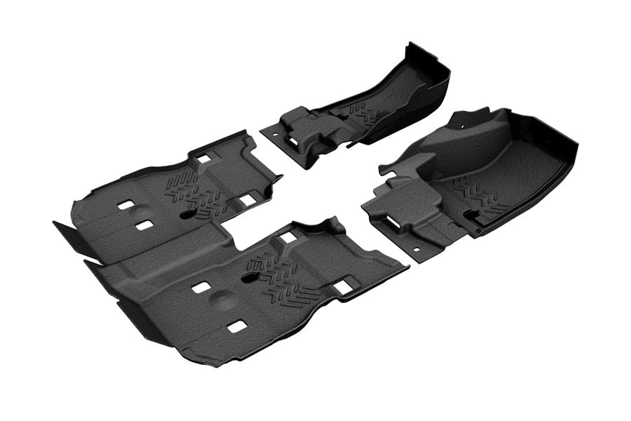 2024-25 Jeep Wrangler JL 4-Door ArmorLite Front and Rear Flooring Kit - Mesa Smoke
