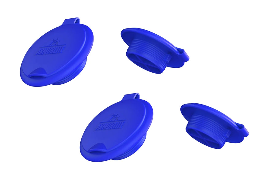 2021+ Ford Bronco ArmorLite Drain Plug Set, Blue - 4pcs