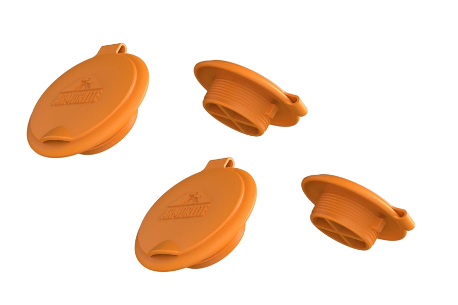 2021+ Ford Bronco ArmorLite Drain Plug Set, 4pcs - Orange