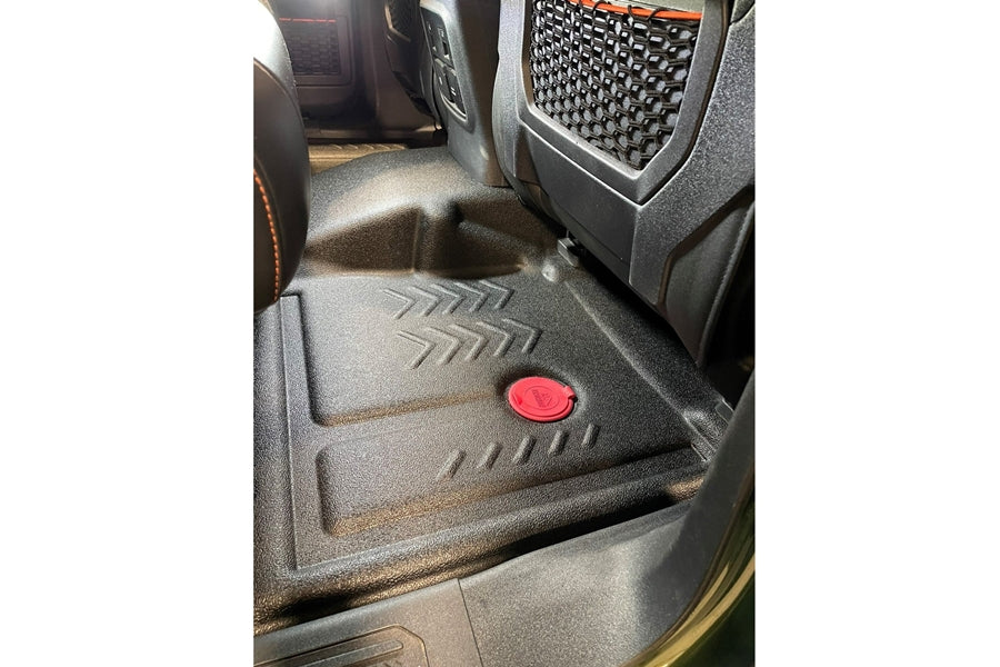 2021+ Ford Bronco ArmorLite Front and Rear Flooring - Mesa Smoke