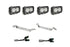 2025 Toyota 4Runner Baja Designs S2 Sport OEM Fog Light Replacement Kit, Wide Cornering - Clear