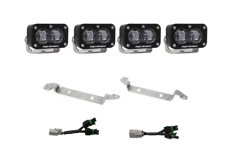 2025 Toyota 4Runner Baja Designs S2 SAE OEM Fog Light Replacement Kit - Clear