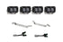 2025 Toyota 4Runner Baja Designs S2 SAE OEM Fog Light Replacement Kit - Clear