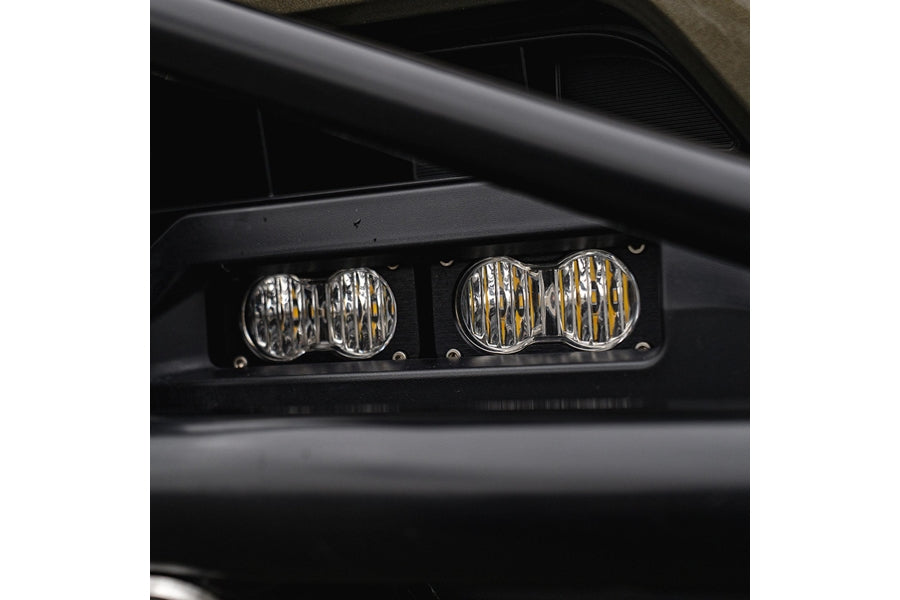 2024-25 Toyota Tacoma Baja Designs S2 Sport OEM Fog Light Replacement Kit, Clear - Wide Cornering