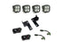 2025 Toyota 4Runner Baja Designs Squadron Sport Behind-the-Grille Kit, Multi-Pattern - Clear