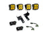 2025 Toyota 4Runner Baja Designs Squadron Pro Behind-the-Grille Kit, Multi-Pattern - Amber