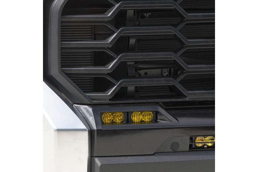 2022+ Toyota Tundra Baja Designs S2 Sport Dual Fog Pocket Light Kit, Wide Cornering/Amber