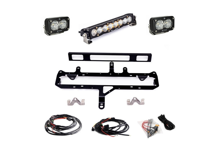 2024+ Toyota Tacoma Baja Designs S8 10in / S2 Pro Gille Light Kit - Clear