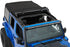 Bestop Supertop Squareback Soft Top - Black Diamond, JL 4dr