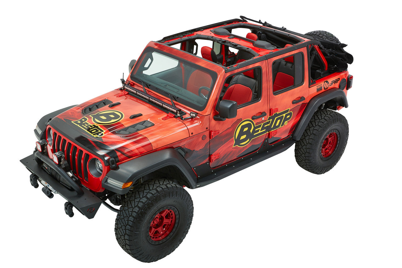 Jeep Wrangler JL 4-Door Bestop Trektop Ultra - Black Twill