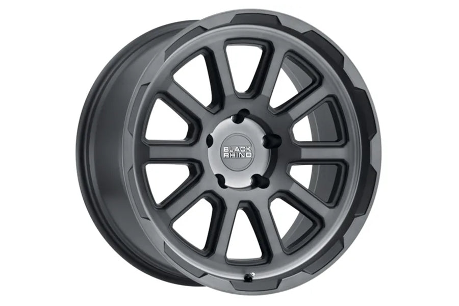 Toyota 4Runner/Tacoma/Tundra Black Rhino Chase Wheel, 17x9 6x139.7 12mm - Brushed Gunmetal