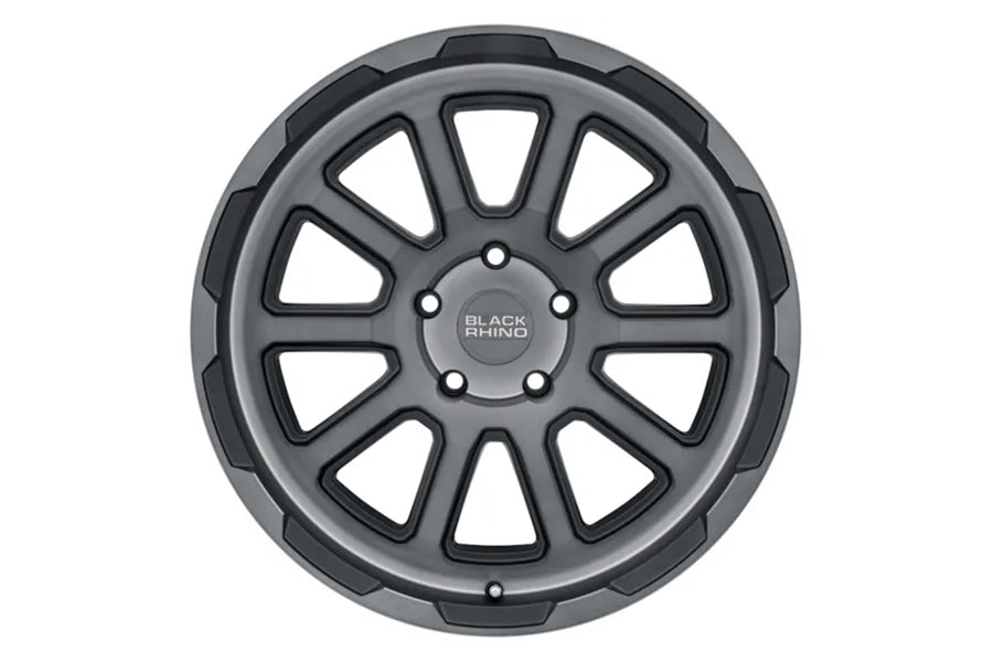 Toyota 4Runner/Tacoma/Tundra Black Rhino Chase Wheel, 17x9 6x139.7 12mm - Brushed Gunmetal