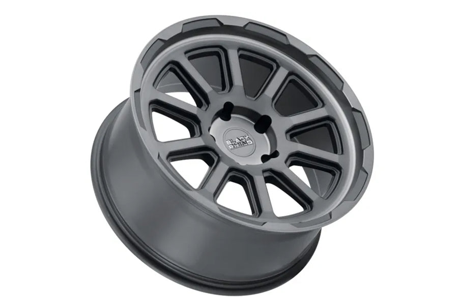Toyota 4Runner/Tacoma/Tundra Black Rhino Chase Wheel, 17x9 6x139.7 12mm - Brushed Gunmetal