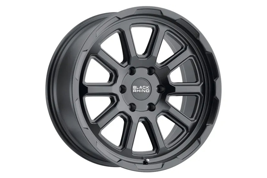 Toyota 4Runner/Tacoma/Tundra Black Rhino Chase Wheel, 17x9 6x139.7 12mm - Matte Black