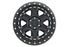 Toyota 4Runner/Tacoma/Tundra Black Rhino Reno Wheel, 17x9 6x139.7 -12mm - Matte Black