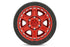 Toyota 4Runner/Tacoma/Tundra Black Rhino Reno Wheel, 17x9 6x139.7 0mm - Candy Red