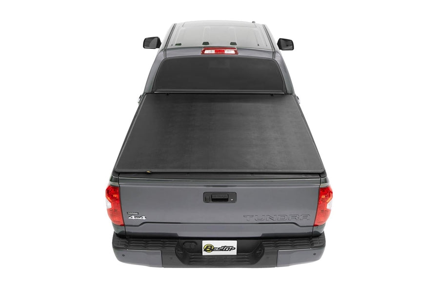 2007-25 Toyota Tundra Bestop EZ-Fold Soft Tri-Fold Tonneau Cover, Black (5.5ft Bed)